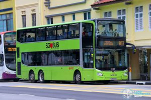 Bus 857 - SMRT Buses MAN A95 Euro 6 (SG5946B)