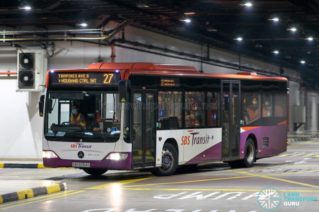 Bus 27 - SBS Transit Mercedes-Benz Citaro (SBS6054G)