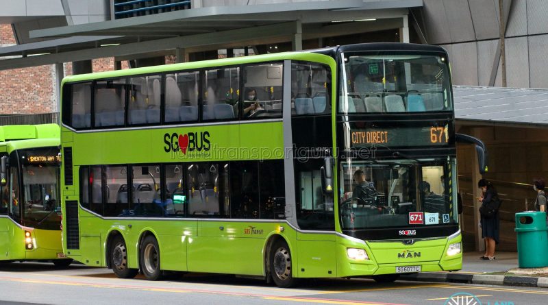 City Direct 671 - SBS Transit MAN A95 Euro 6 (SG6077C)
