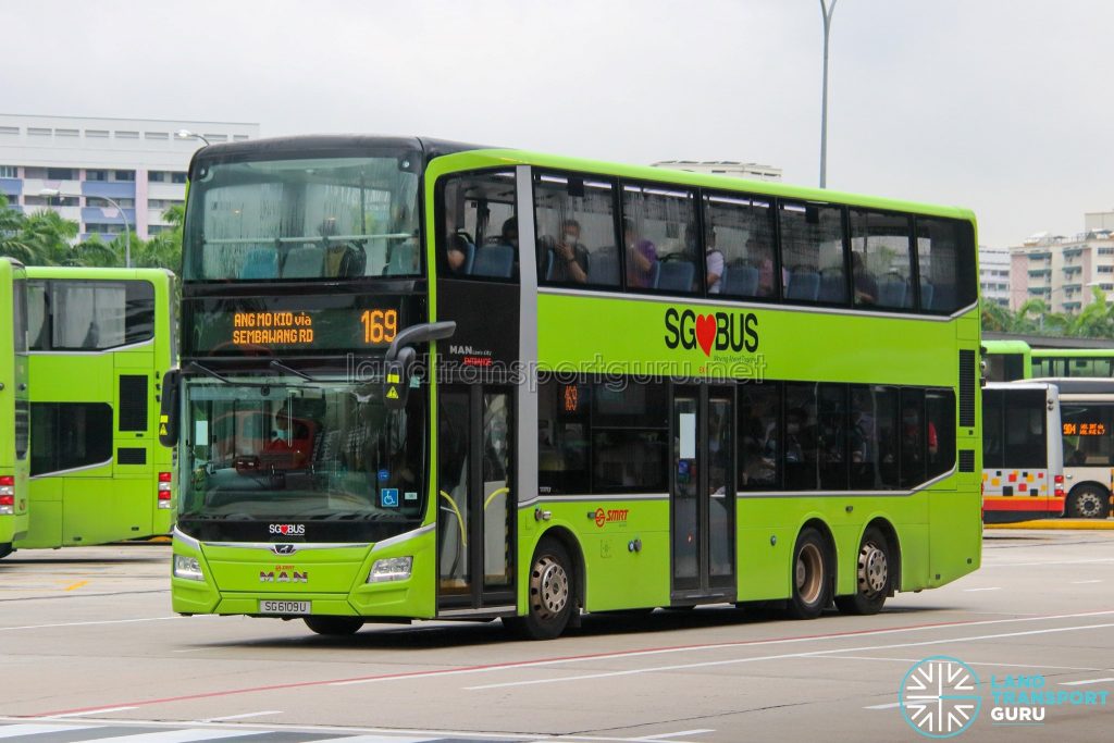 Bus 169 - SMRT Buses MAN A95 Euro 6 (SG6109U)