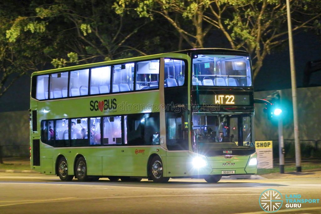 Workers Transport WT22 - SMRT Buses MAN A95 Euro 6 (SG6117X)
