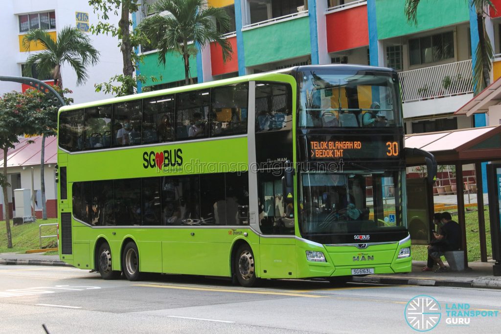 Bus 30 - SBS Transit MAN A95 Euro 6 (SG6163L)