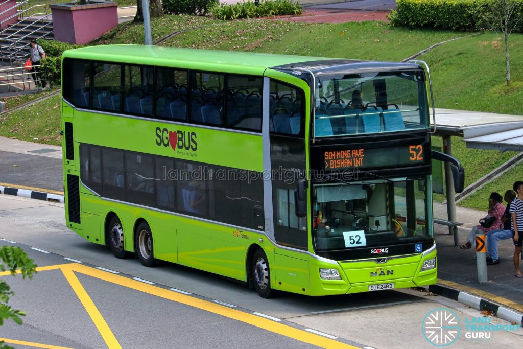 Bus 52 - SBS Transit MAN A95 Euro 6 (SG6248B)