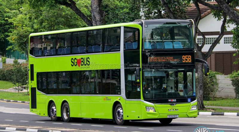 Bus 95B - SBS Transit MAN A95 Euro 6 (SG6281D)