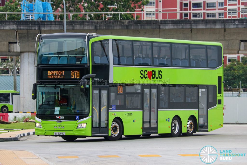 Express 518 – Go-Ahead Singapore MAN A95 (Euro 6; 3-Door) (SG6283Z)