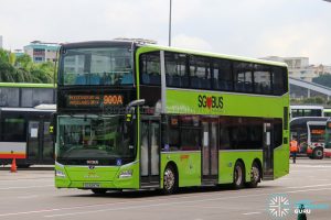 Bus 900A - SMRT Buses MAN A95 (Euro 6; 3-Door) (SG6287M)