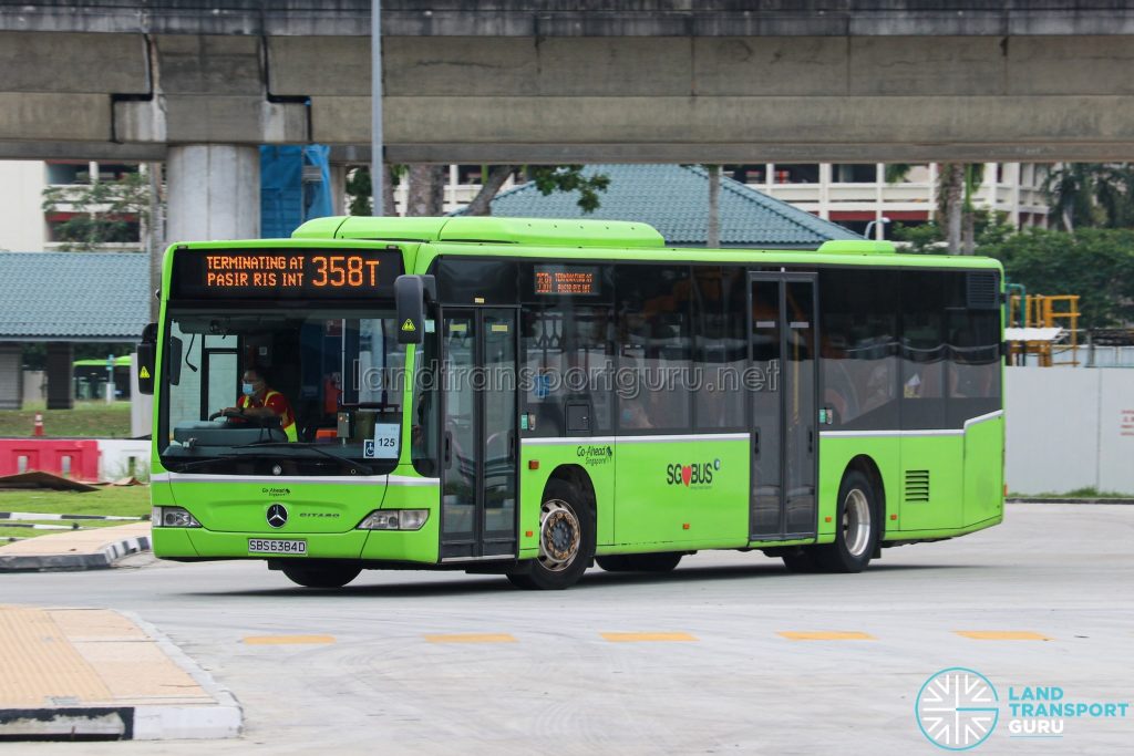 Bus 358T - Go-Ahead Singapore Mercedes-Benz Citaro (SBS6384D)