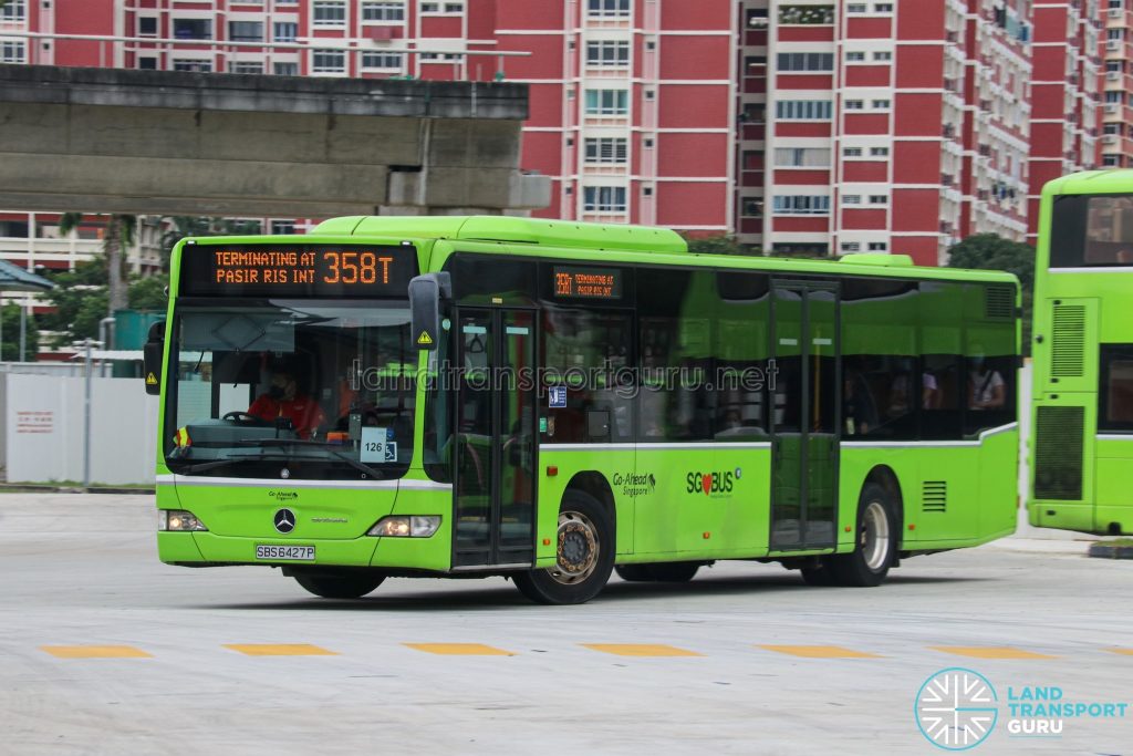 Bus 358T - Go-Ahead Singapore Mercedes-Benz Citaro (SBS6427P)