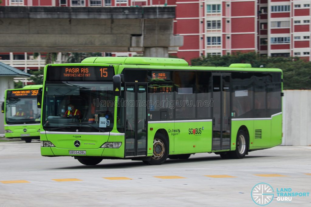 Bus 15 - Go-Ahead Singapore Mercedes-Benz Citaro (SBS6428L)