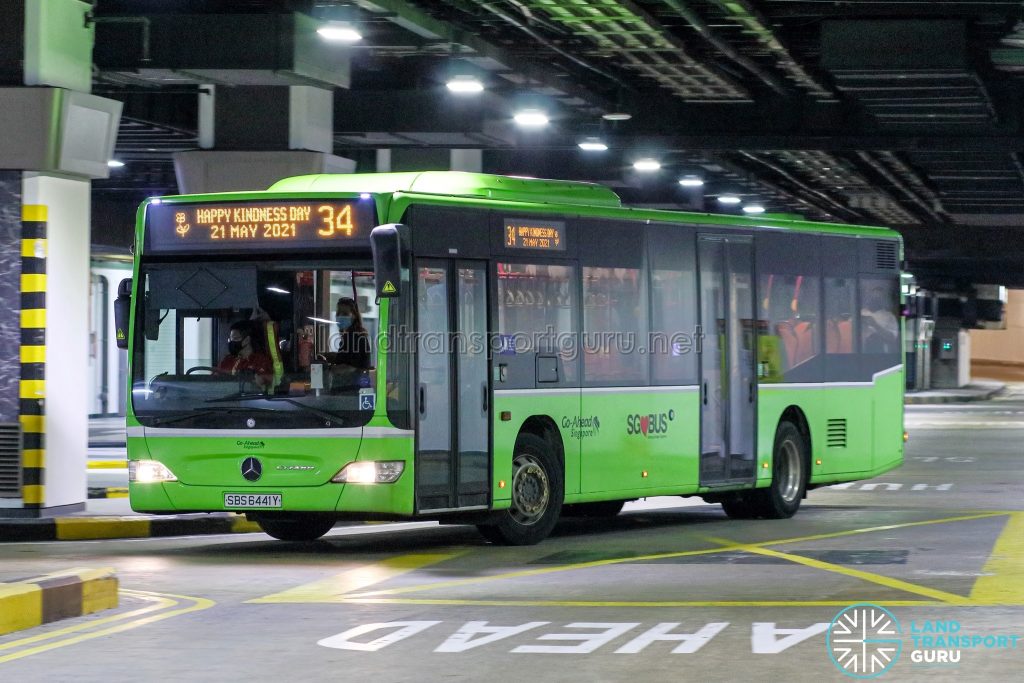 Bus 34 - Go-Ahead Singapore Mercedes-Benz Citaro (SBS6441Y)