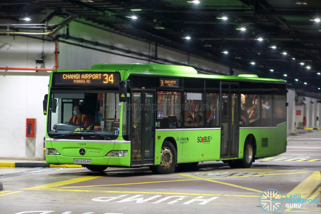 Bus 34 - Go-Ahead Singapore Mercedes-Benz Citaro (SBS6454K)