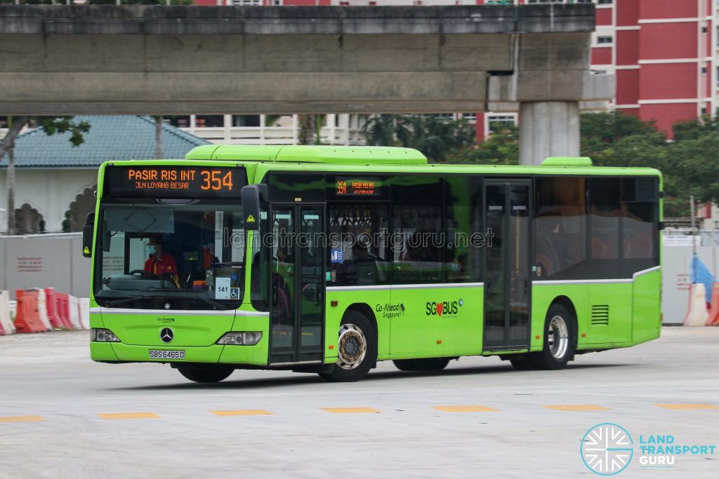 Bus 354 - Go-Ahead Singapore Mercedes-Benz Citaro (SBS6465D)