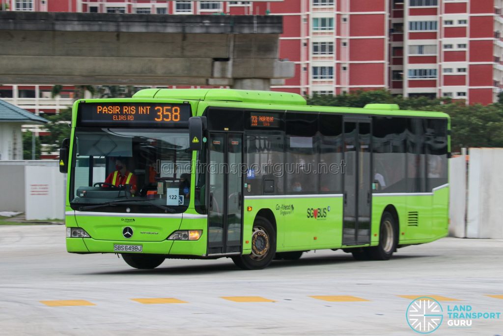 Bus 358 - Go-Ahead Singapore Mercedes-Benz Citaro (SBS6498J)