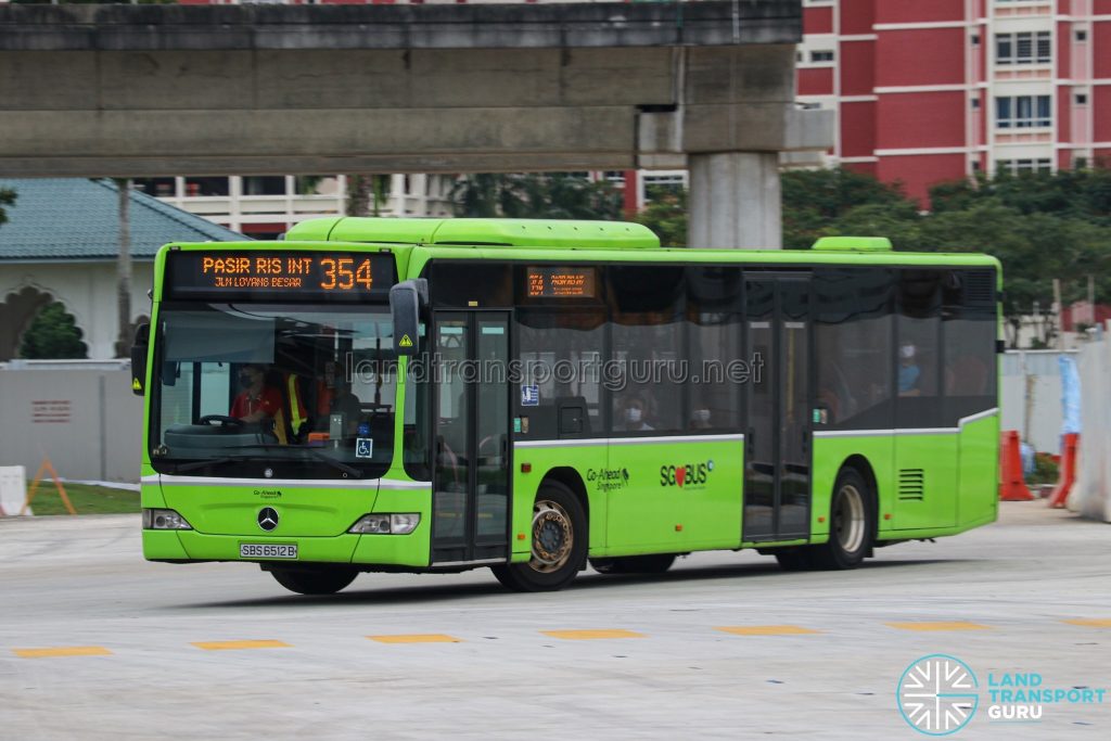 Bus 354 - Go-Ahead Singapore Mercedes-Benz Citaro (SBS6512B)