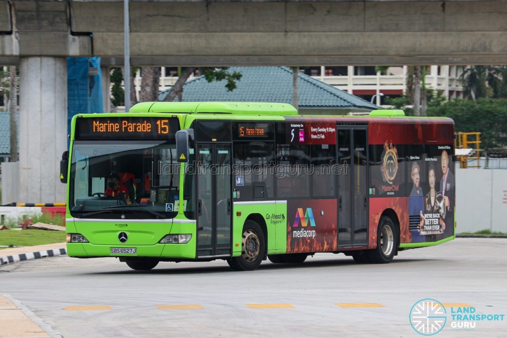 Bus 15 - Go-Ahead Singapore Mercedes-Benz Citaro (SBS6527J)