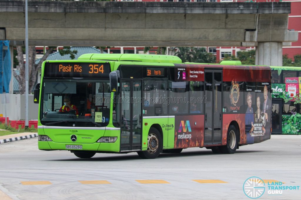 Bus 354 - Go-Ahead Singapore Mercedes-Benz Citaro (SBS6528G)