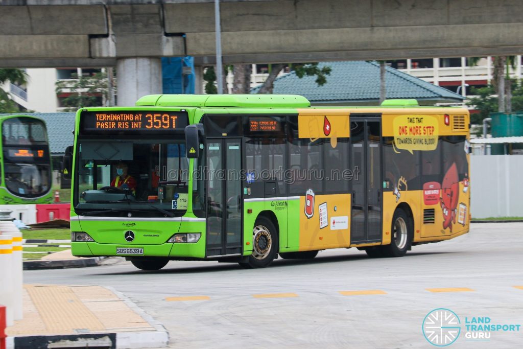 Bus 359T - Go-Ahead Mercedes-Benz Citaro (SBS6539A)
