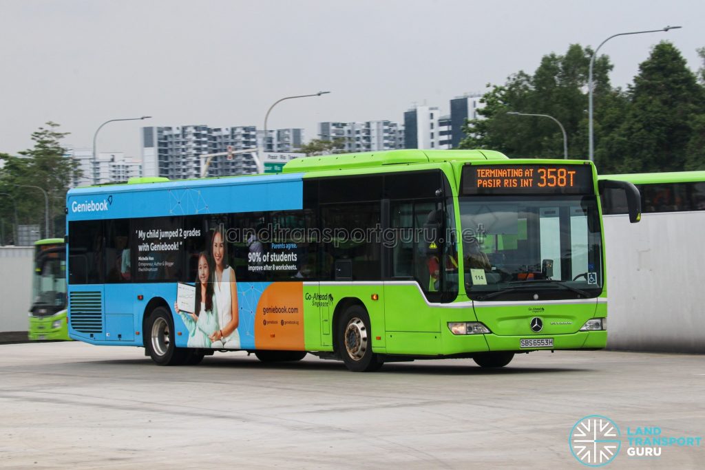 Bus 358T - Go-Ahead Singapore Mercedes-Benz Citaro (SBS6553H)