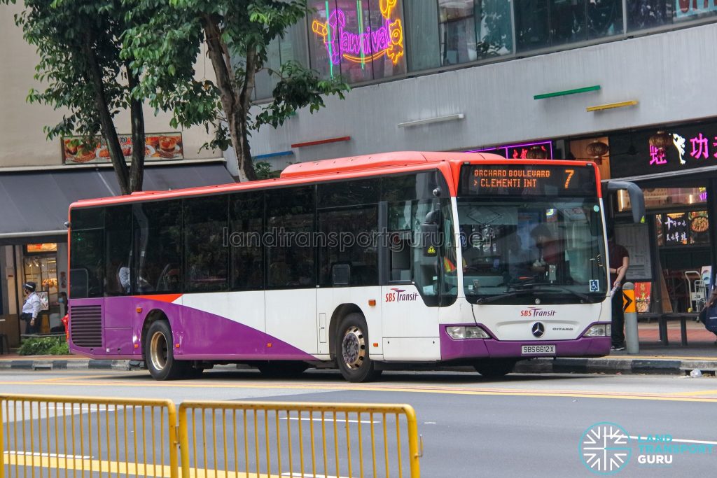 Bus 7 - SBS Transit Mercedes-Benz Citaro (SBS6612X)