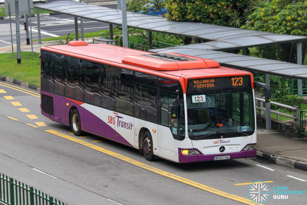 Bus 123 - SBS Transit Mercedes-Benz Citaro (SBS6774L)