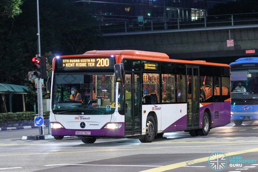 Bus 200 - SBS Transit Mercedes-Benz Citaro (SBS6780T)