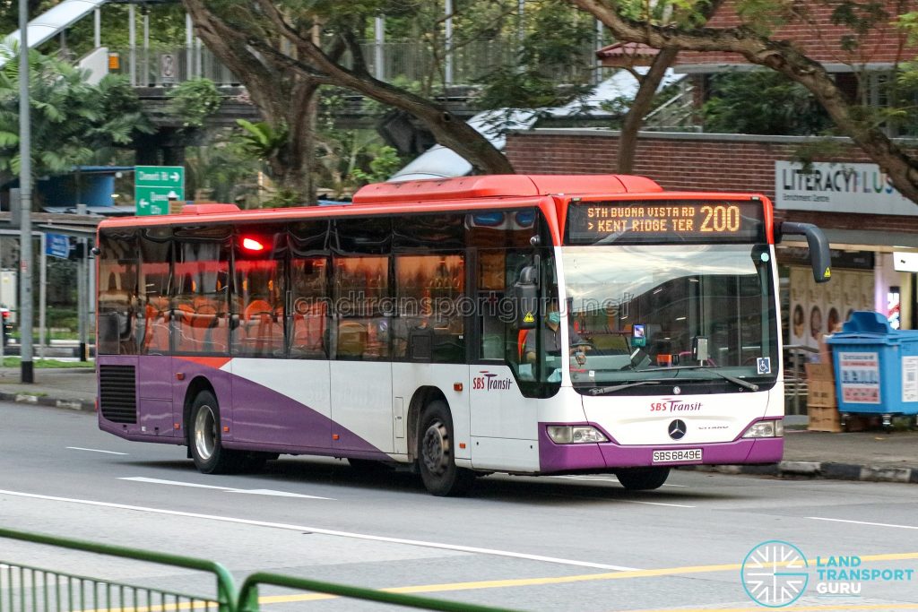 Bus 200 - SBS Transit Mercedes-Benz Citaro (SBS6849E)