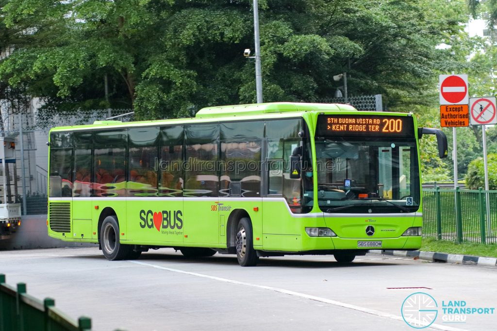Bus 200 - SBS Transit Mercedes-Benz Citaro (SBS6880M)