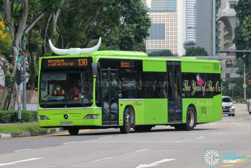 Bus 130 - SBS Transit Mercedes-Benz Citaro (SBS6889P)