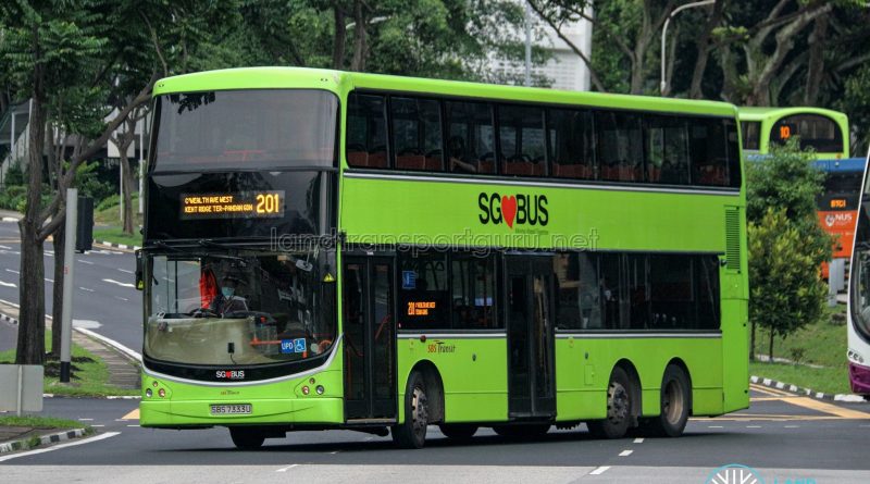 Bus 201 - SBS Transit Volvo B9TL CDGE (SBS7333U)