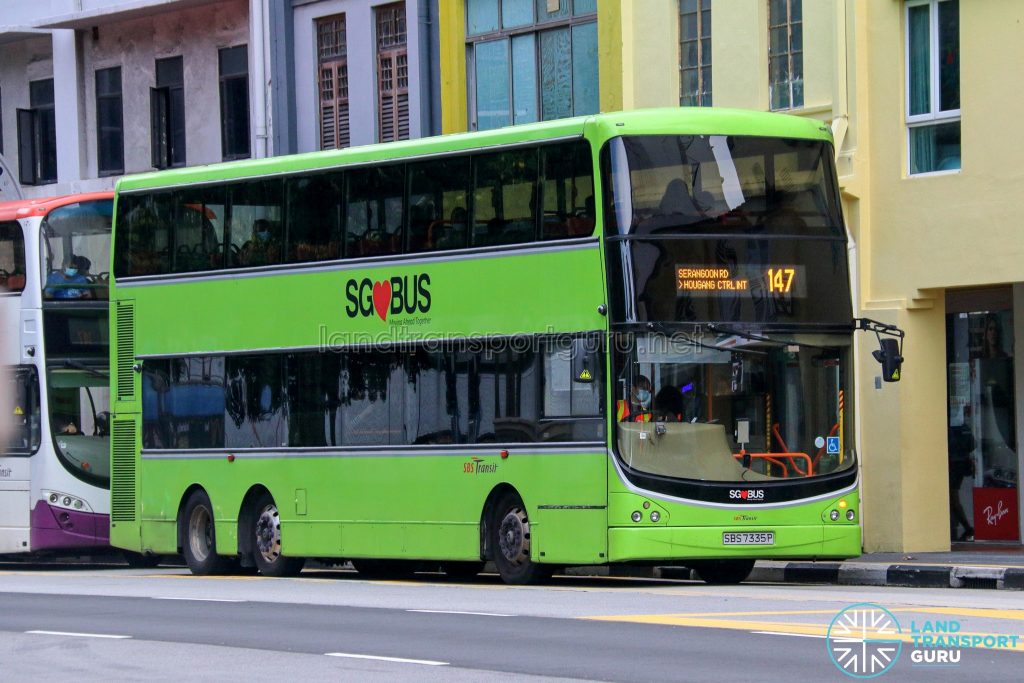 Bus 147 - SBS Transit Volvo B9TL CDGE (SBS7335P)