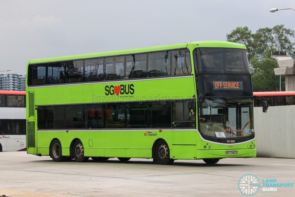 Off Service - SBS Transit Volvo B9TL CDGE (SBS7340Z)