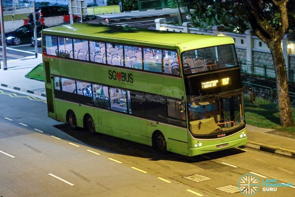 Bus 197 - SBS Transit Volvo B9TL CDGE (SBS7399E)
