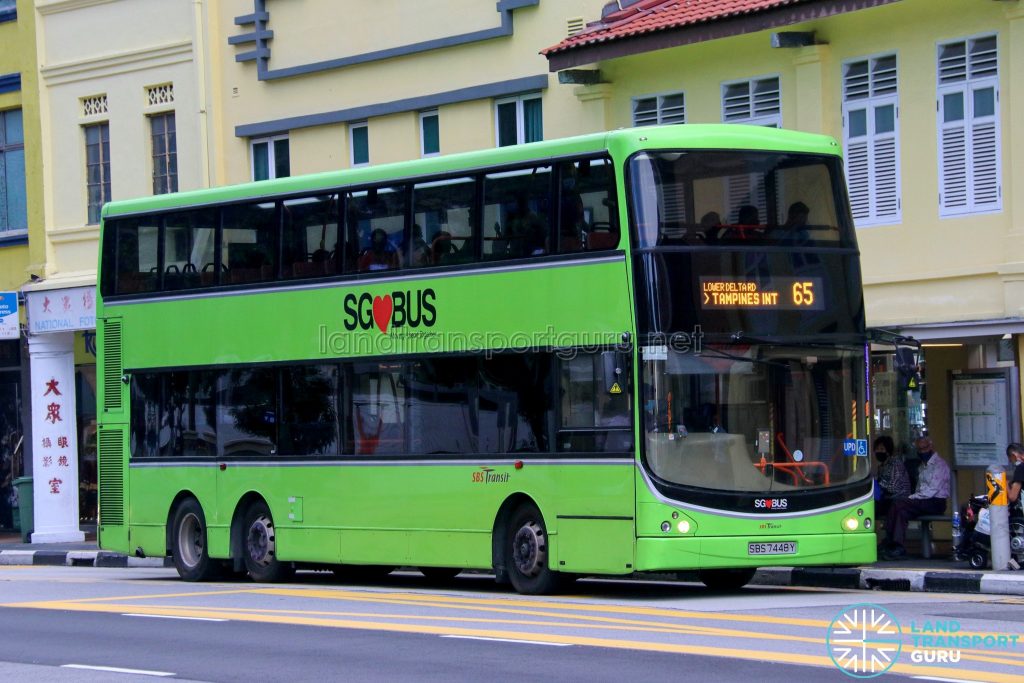 Bus 65 - SBS Transit Volvo B9TL CDGE (SBS7448Y)