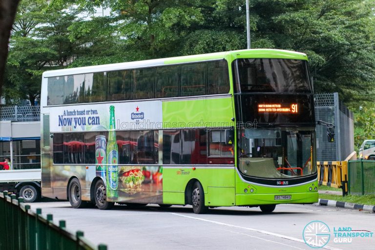 Bus 91 – SBS Transit Volvo B9TL CDGE (SBS7484S) | Land Transport Guru