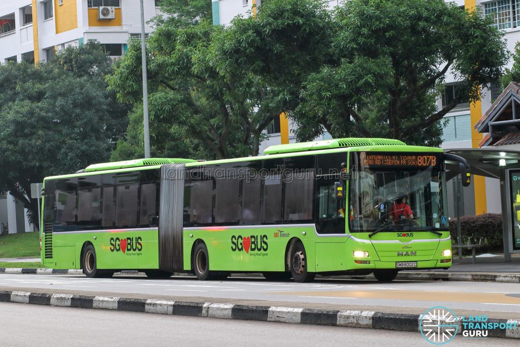 Bus 807B - SBS Transit MAN A24 (SMB8002C)