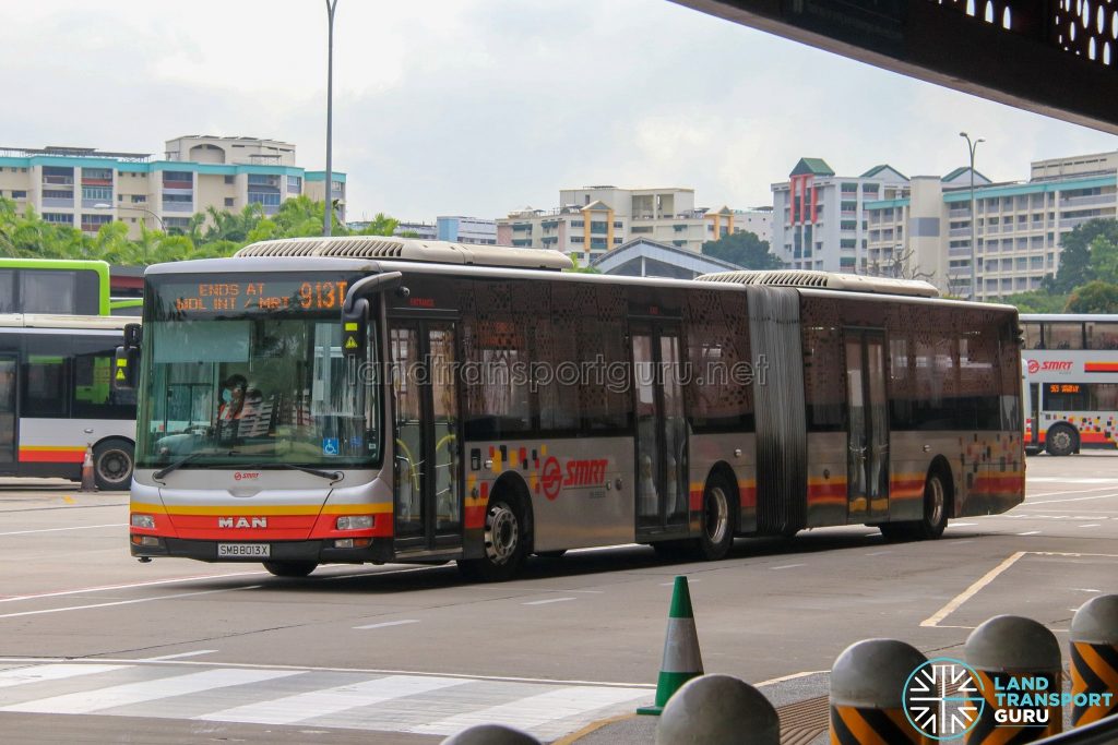 Bus 913T - SMRT Buses MAN A24 (SMB8013X)