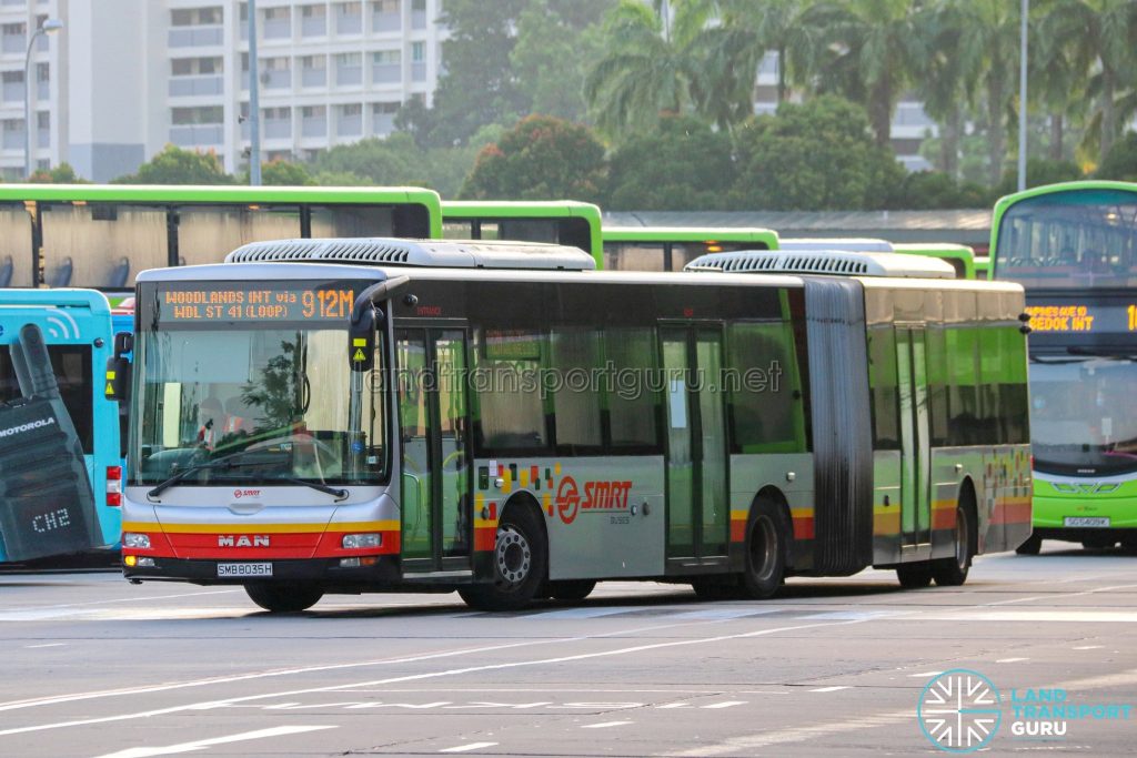 Bus 912M - SMRT Buses MAN A24 (SMB8035H)