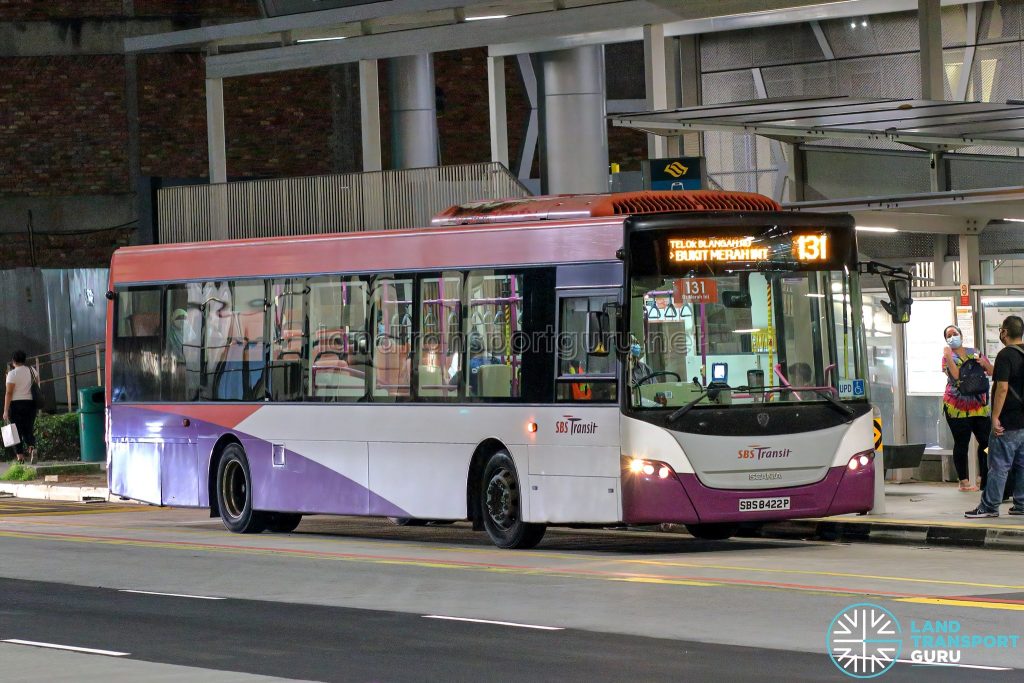 Bus 131 - SBS Transit Scania K230UB Euro IV (SBS8422P)