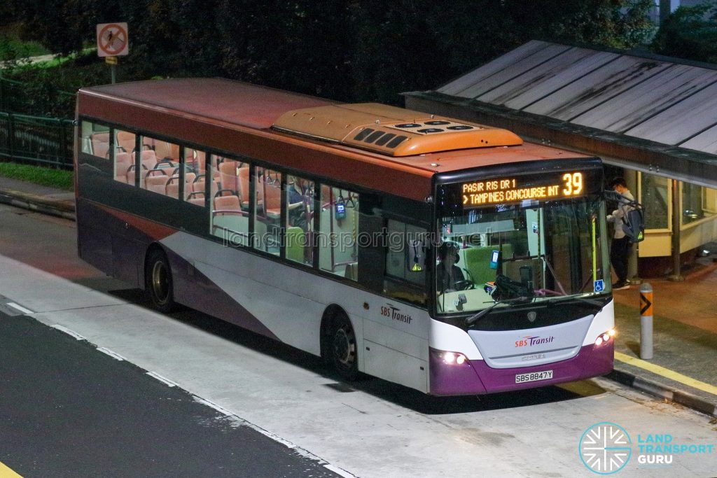 Bus 39 - SBS Transit Scania K230UB Euro V (SBS8847Y)