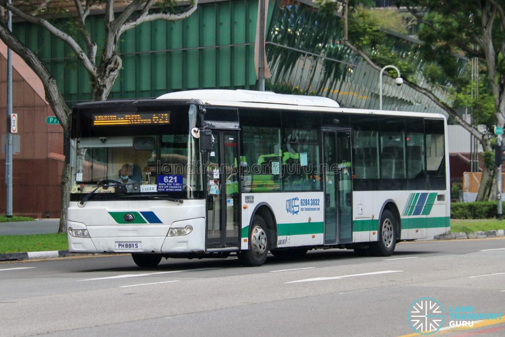 Bus 621 - Bedok Transport Yutong ZK6126HGC (PH8811S)