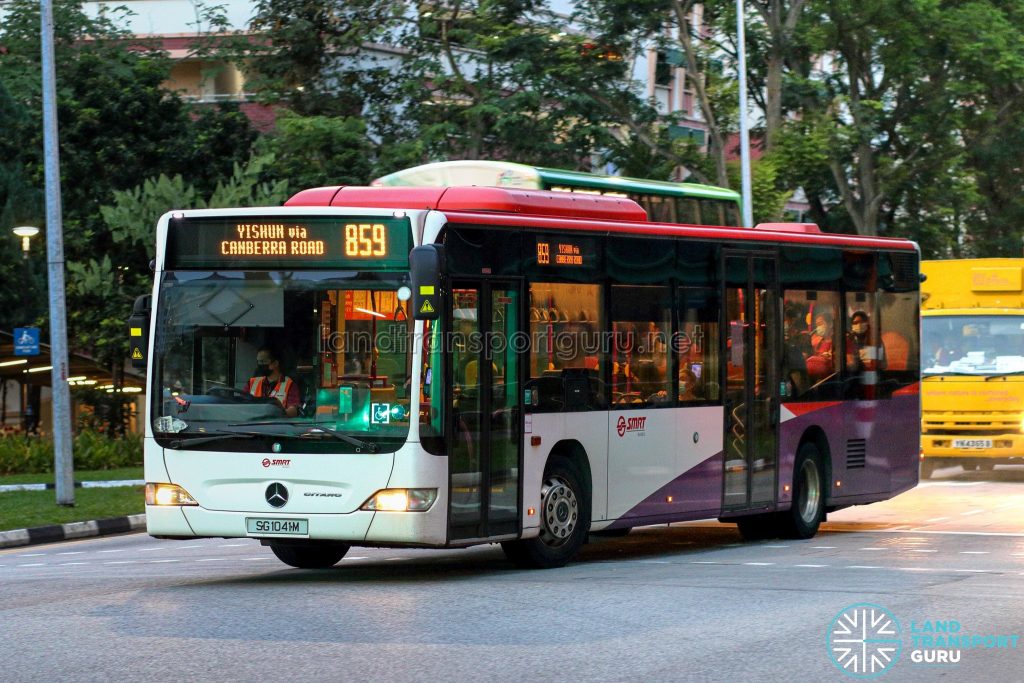 Bus 859 - SMRT Buses Mercedes-Benz Citaro (SG1041M)