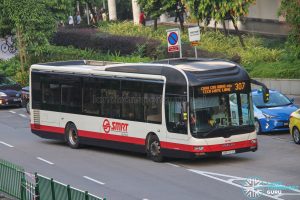 Bus 307 - SMRT Buses MAN A22 (SMB1377S)