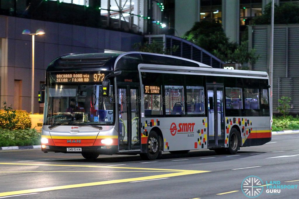 Bus 972 - SMRT Buses MAN A22 (SMB1514M)