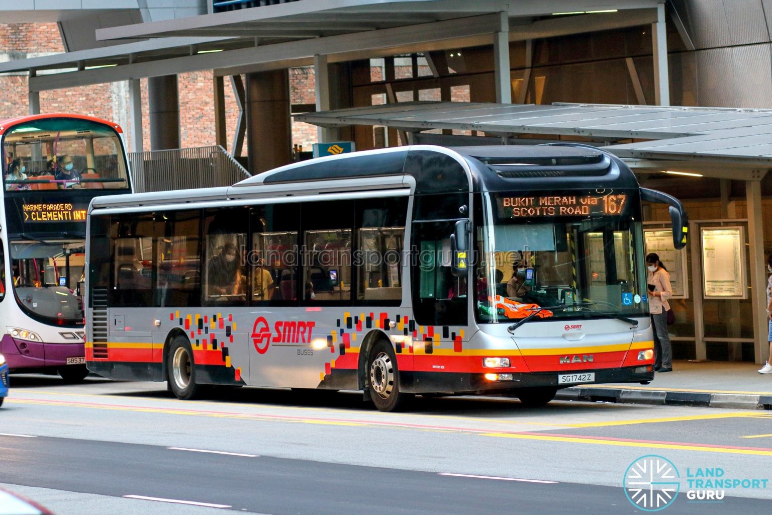 Bus 167 – SMRT Buses MAN A22 (SG1742Z) | Land Transport Guru