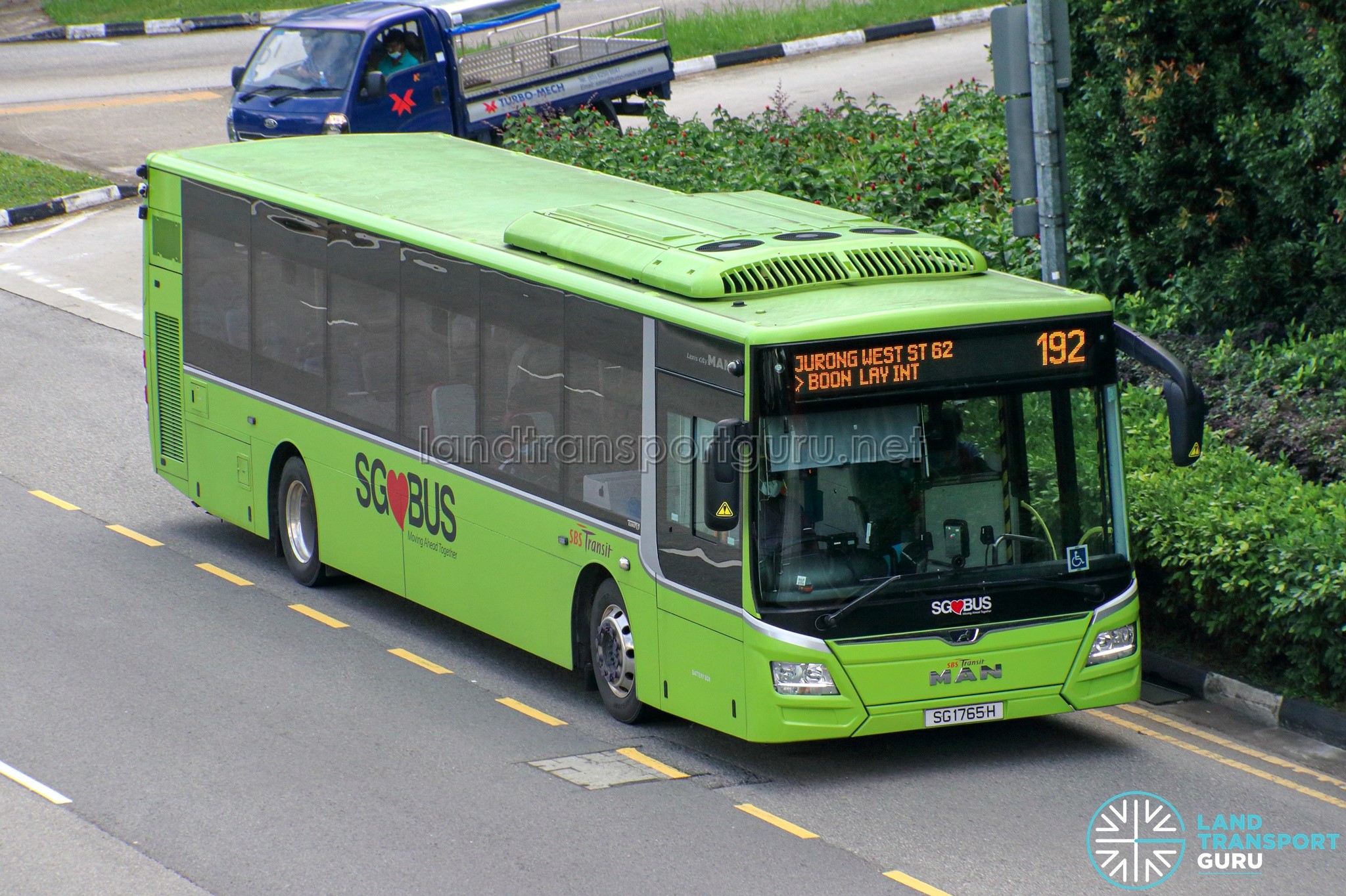 Bus 192 - SBS Transit MAN A22 Euro 6 (SG1765H)