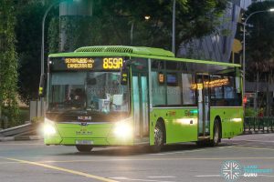 Bus 859A - SMRT Buses MAN A22 Euro 6 (SG1851S)