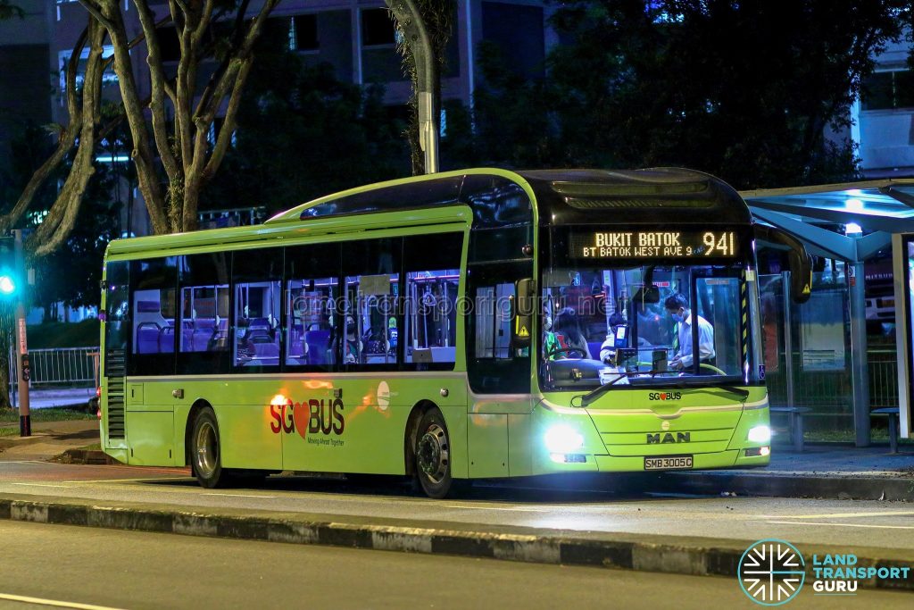 Bus 941 - Tower Transit MAN A22 (SMB3005C)