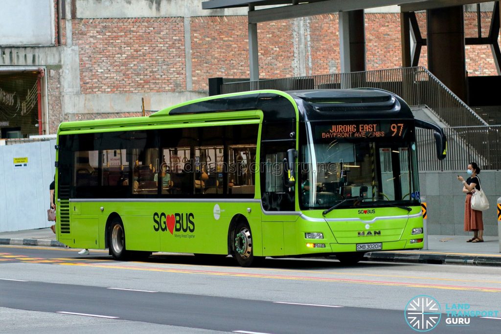 Bus 97 - Tower Transit MAN A22 (SMB3020H)