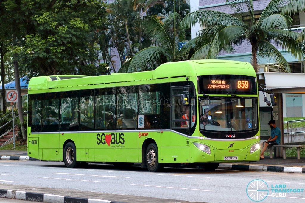 Bus 859 - SMRT Buses Volvo B5LH (SG3032B)