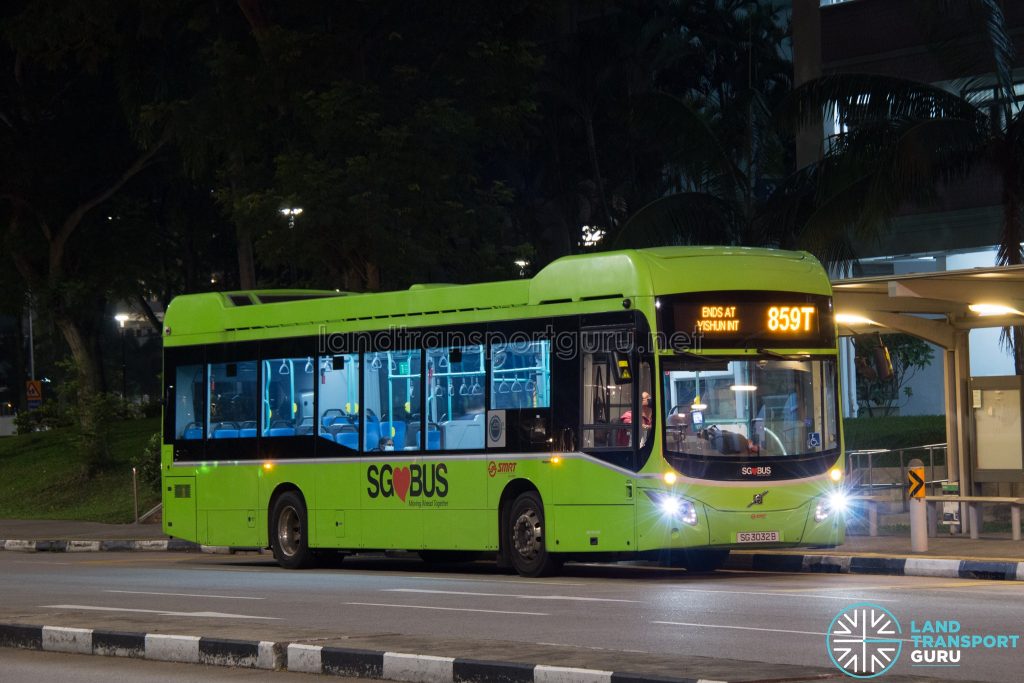 Bus 859T - SMRT Volvo B5LH (SG3032B)